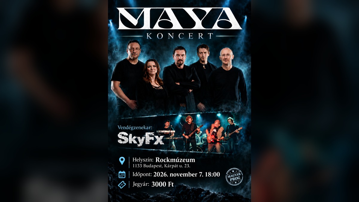 MAYA koncert a Rockmúzeumban